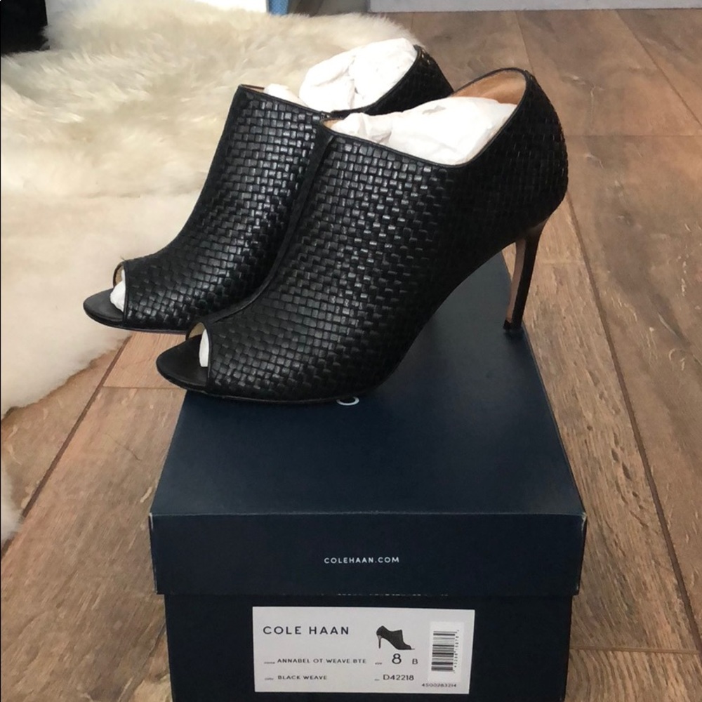 Almost new Cole Haan Annabel Open Toe Ankle Boots